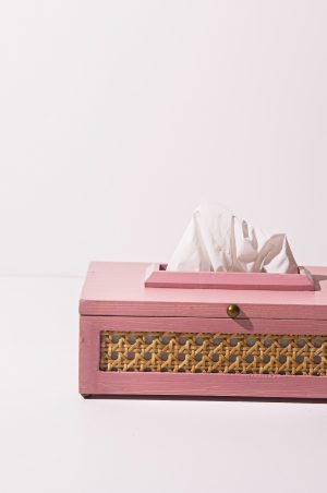 Rattan Tissue Box